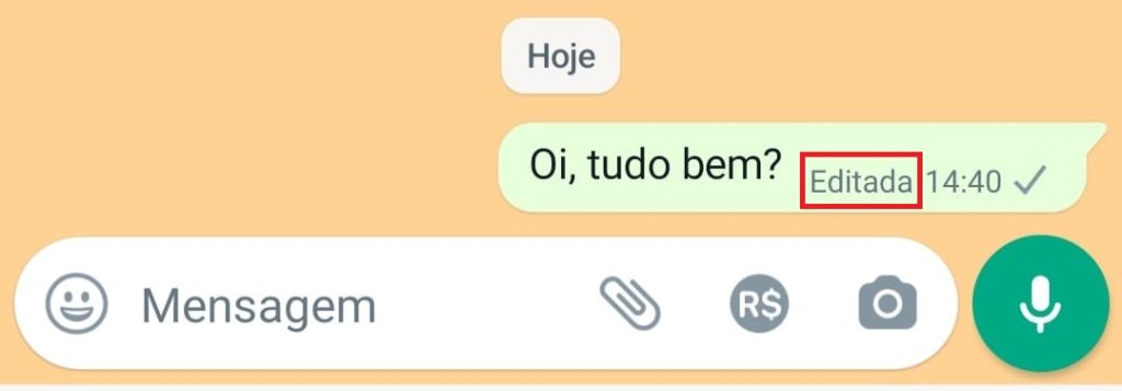 Passo a passo para editar mensagens no app do WhatsApp 6