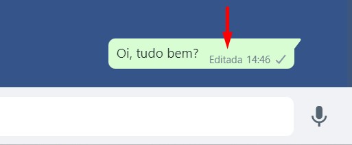 Passo a passo para editar mensagens no WhatsApp Web 7