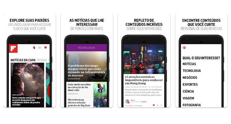 Flipboard, app para ajudar nos estudos