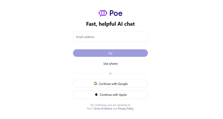 Poe, chatbot alternativo ao ChatGPT