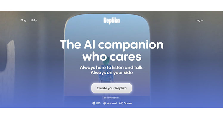 Replika, chatbot alternativo ao ChatGPT