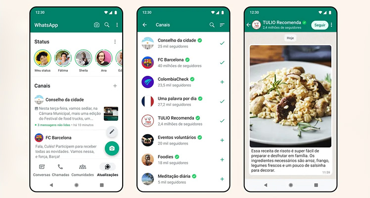 pôster de divulgação do novo recurso do WhatsApp