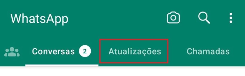 Veja como criar um canal no WhatsApp pelo app passo 2