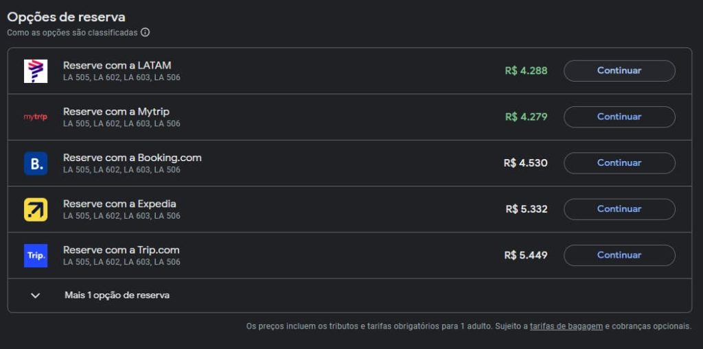 Como comprar passagens baratas pelo Google Vôos passo 6