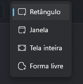 modos de captura na Ferramenta de Captura