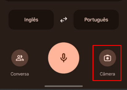 Tradução instantânea com a câmera no Google Tradutor