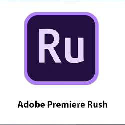 logo do editor de vídeo Adobe Premiere Rush