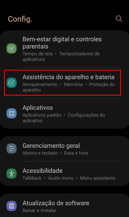 como limitar aplicativos em segundo plano passo 2