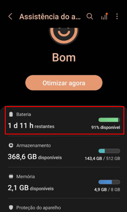 como limitar aplicativos em segundo plano passo 3.1