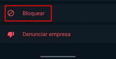 Como bloquear chamadas indesejadas no WhatsApp passo 3