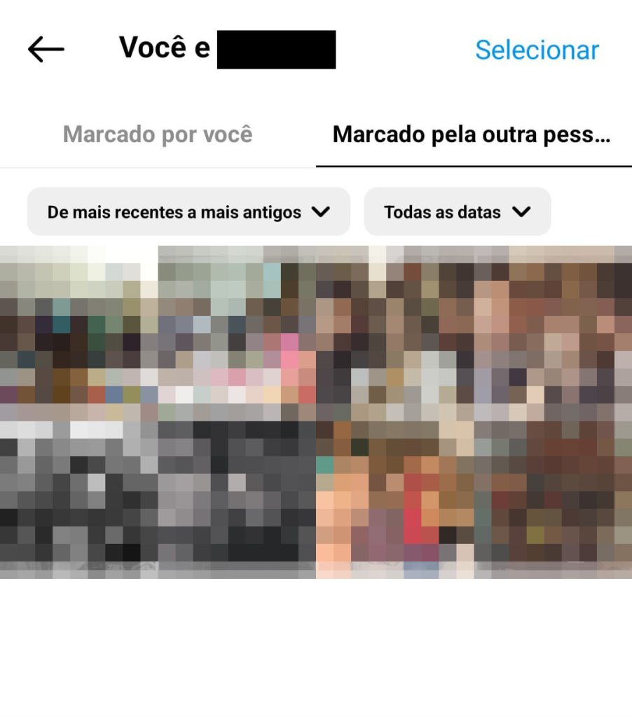 Como compartilhar atividades entre perfis no Instagram passo 3