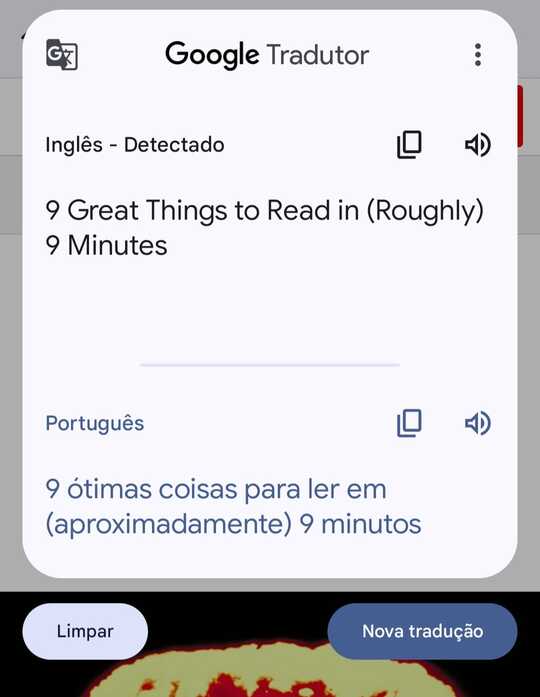 Como usar o “Toque para traduzir” no Android passo 5.