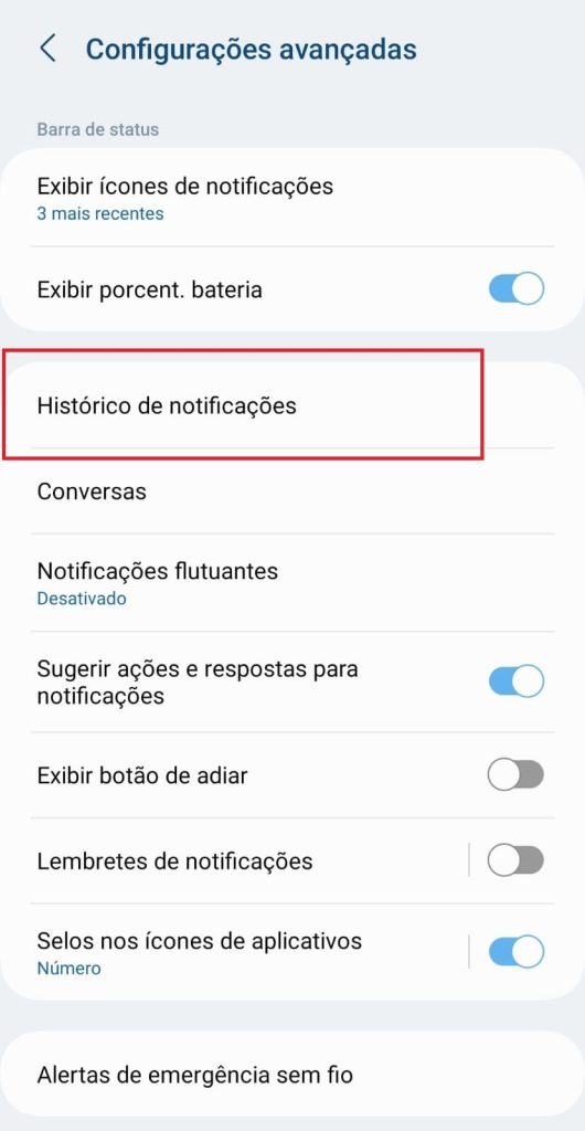 Como fazer para ver as mensagens apagadas no WhatsApp passo 4