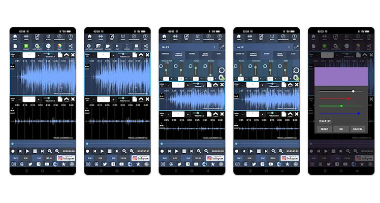 AudioDroid Audio Studio, aplicativo para edição de áudios