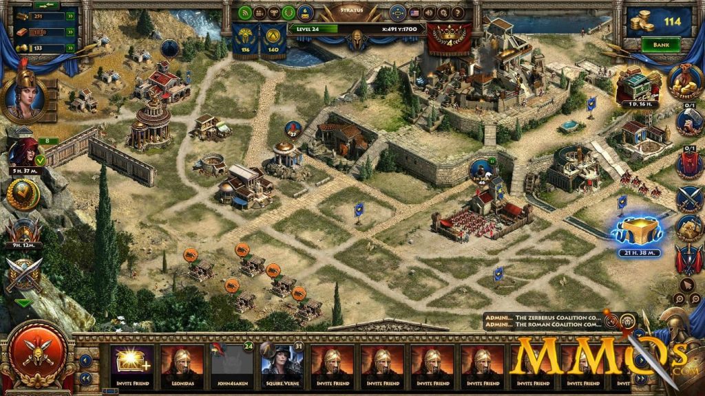 Sparta: War of Empires, um dos melhores jogos de navegador online