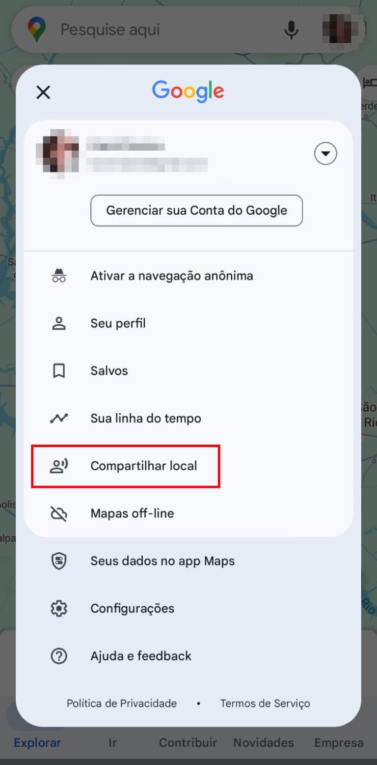 Google Maps: como criar um atalho para ver a localização de uma pessoa ...