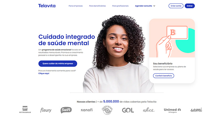 Telavita, app para terapia online