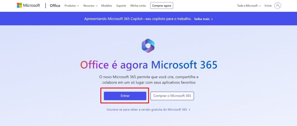 como reinstalar o Pacote Office no seu computador passo 2