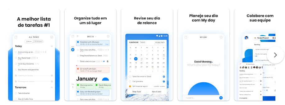 Any.do - Tarefas + Calendário, app de gerenciamento de tarefas e produtividade