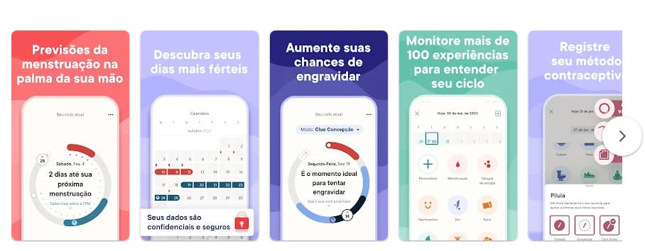 Calendário Menstrual Clue, app para cuidar da saúde e bem-estar