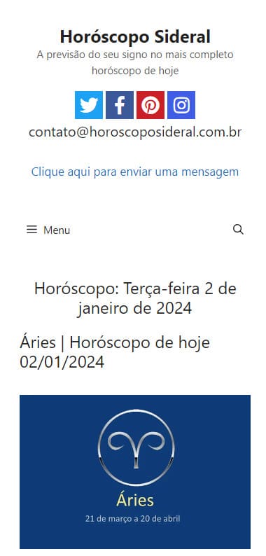 Horóscopo Sideral, app de previsão astrológica