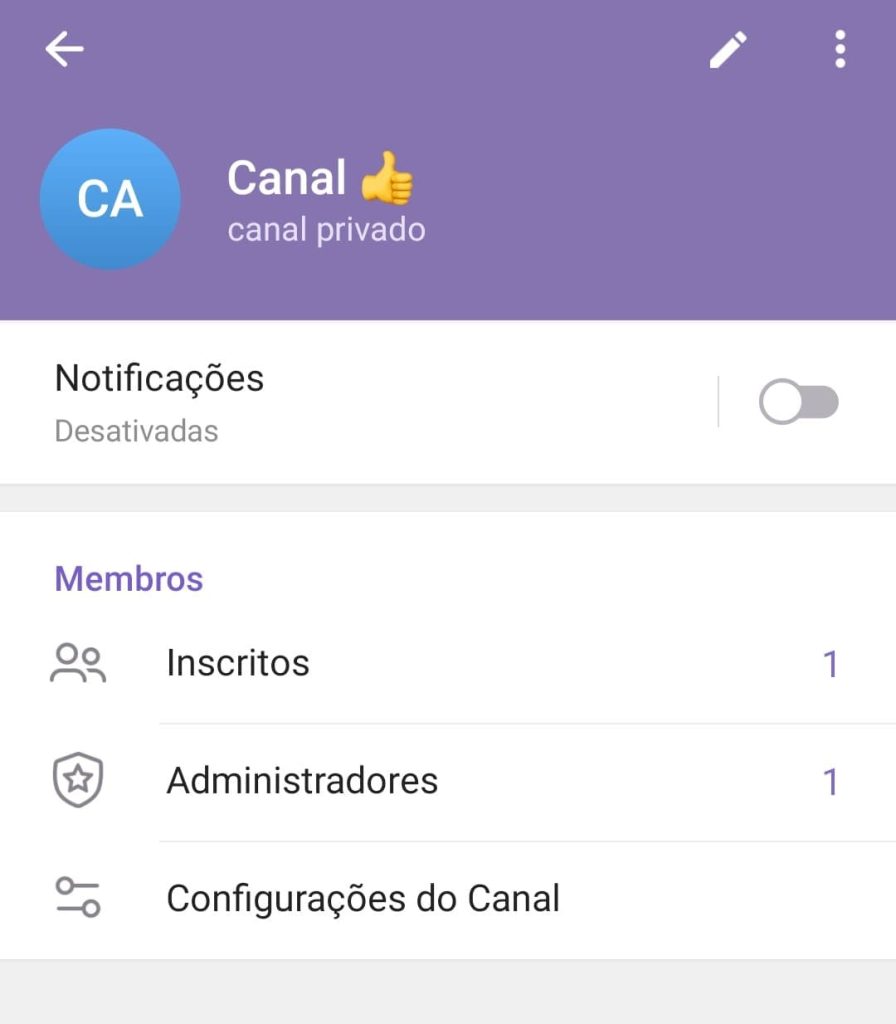 Como realizar um sorteio no Telegram passo 1