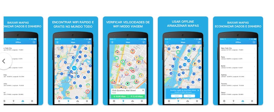 WiFi Finder - WiFi Map, app para encontrar wi-fi em locais públicos