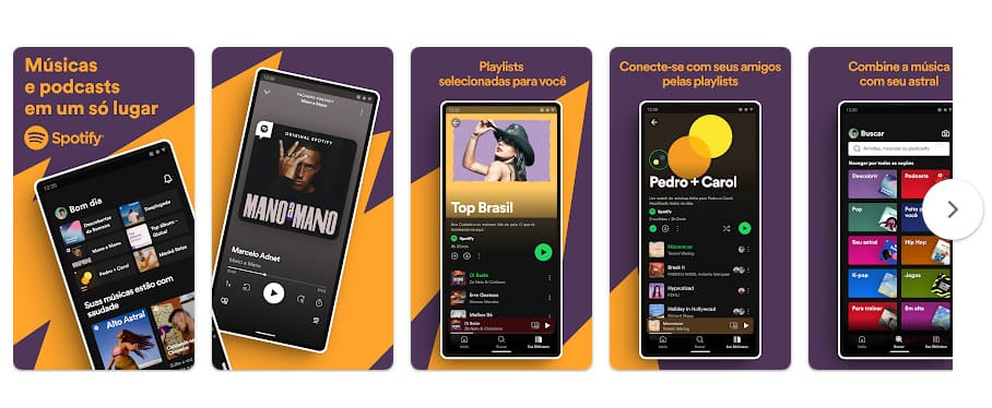 Spotify, app para ouvir músicas durante a viagem de férias