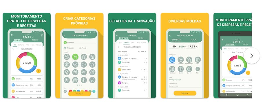 Gastos – Gestor de Orçamento, app para ajudar a criar bons hábitos financeiros