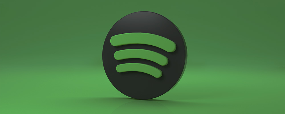 logo do Spotify sobre um fundo verde