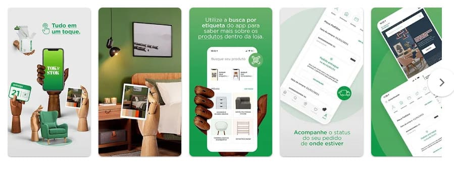 Tok&Stok: Móveis e Decoração, app para ajudar a decorar a casa