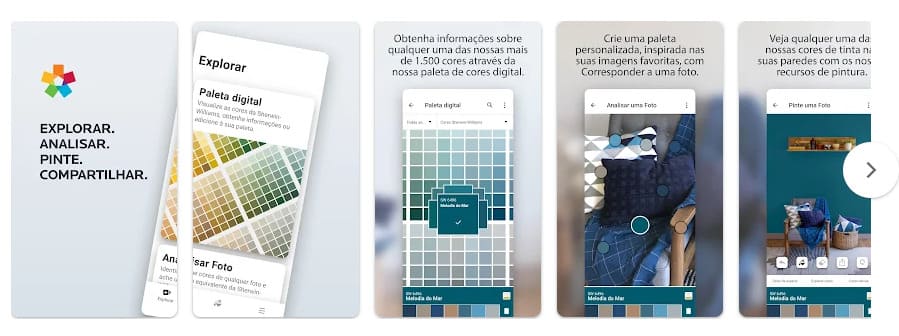 ColorSnap® Visualizer, app para simular a tinta da parede da casa