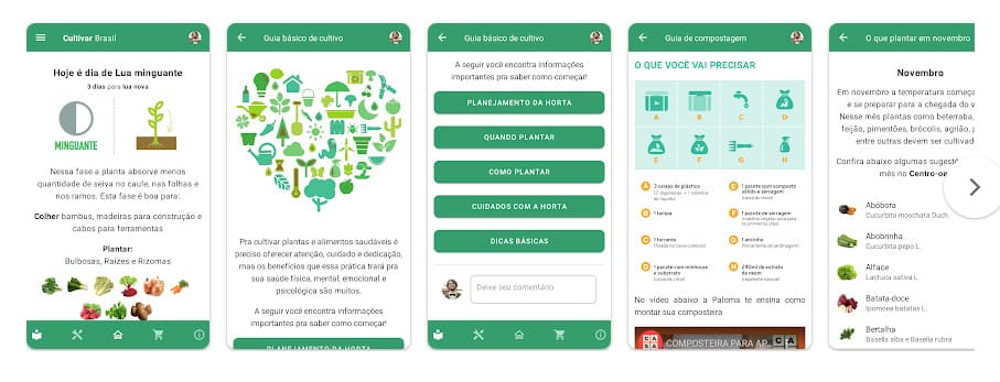 Cultivar, aplicativo para cuidar do jardim.