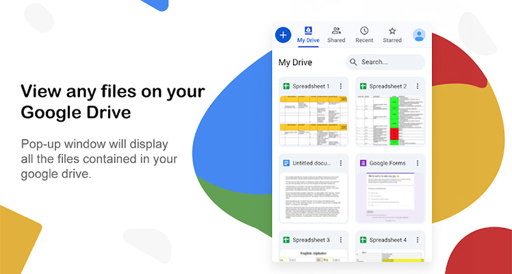 Docs Creator - Google Drive Assistant, uma das melhores extensões para Google Drive.