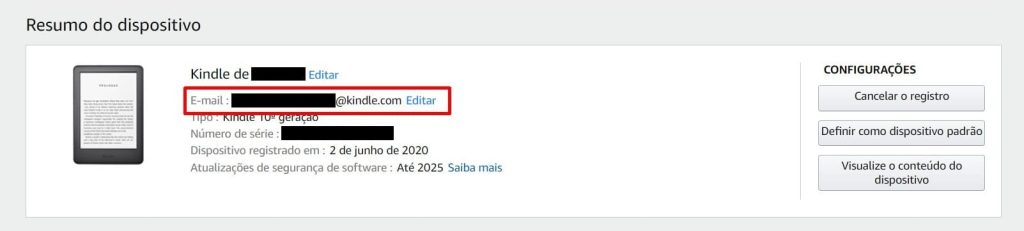 Como configurar a conta na Amazon passo 4.