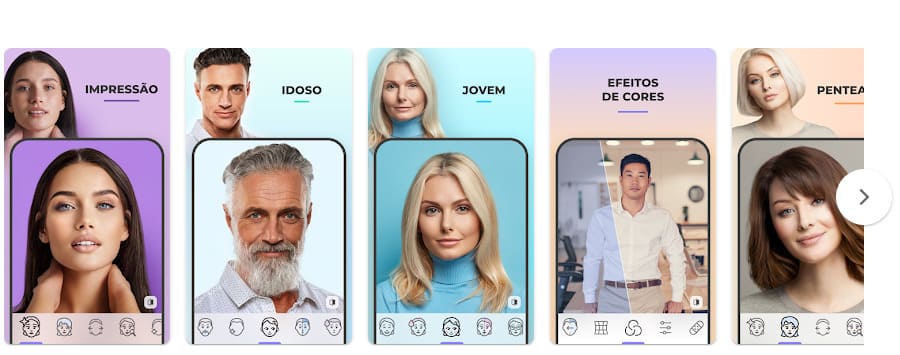 FaceApp, app para editar fotos com recursos de IA.