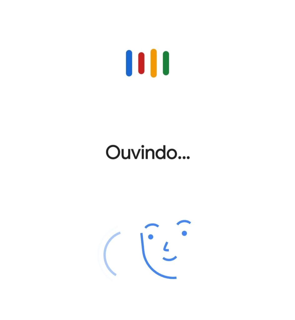 Google Assistente utiliza inteligência artificial para reconhecimento de voz.