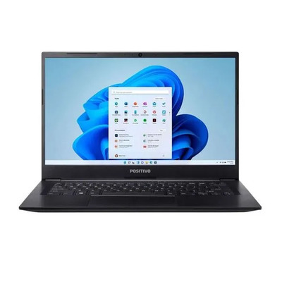 Notebook Positivo Master N4340 com Windows 11 Home.