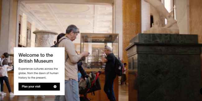 The British Museum (Londres, Inglaterra) oferece tour online.
