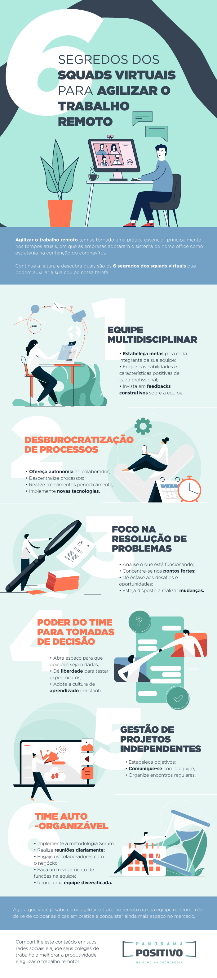 6 segredos dos squads virtuais para agilizar o trabalho remoto