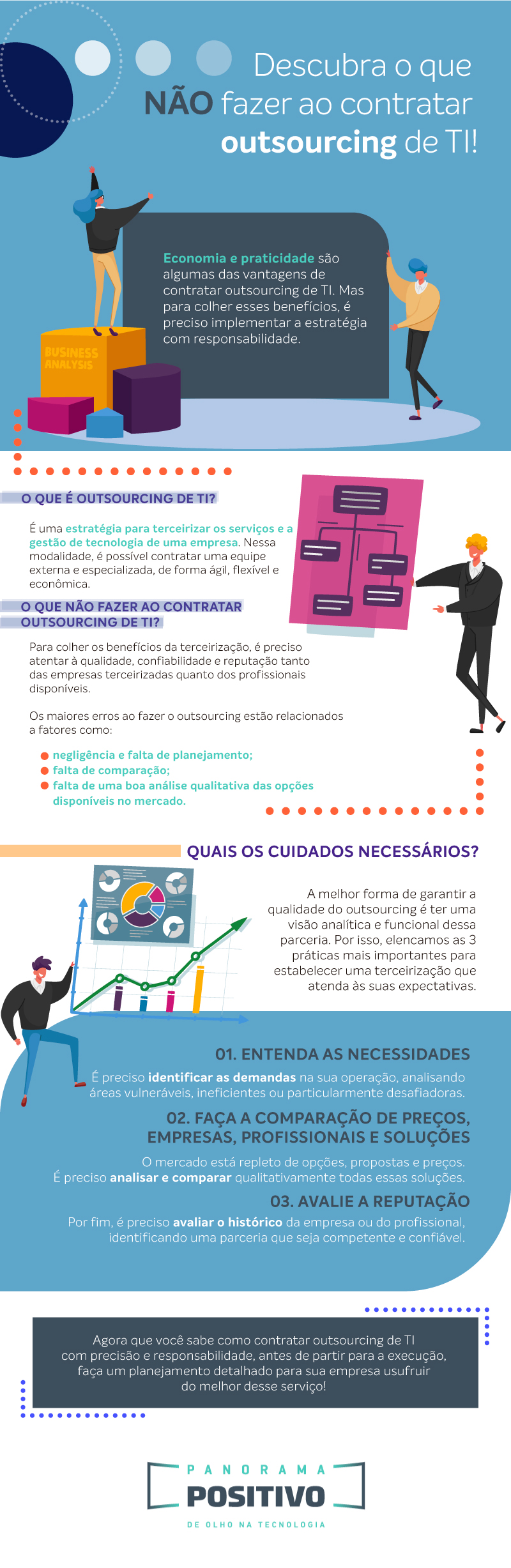 Descubra o que NÃO fazer ao contratar outsourcing de TI!