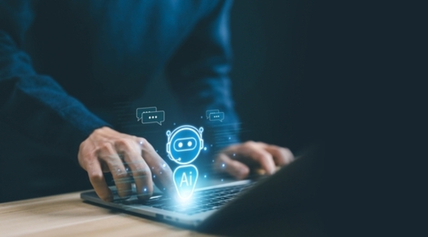 Ai,Generates,Bot,Artificial,Intelligence,,Which,Is,Smart,Robot,Conversation.